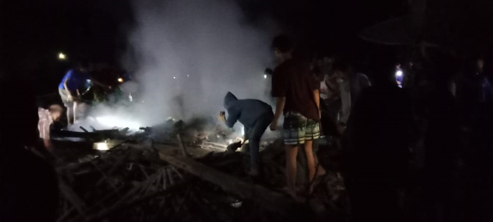 Satu Rumah Terbakar di Kampung Rantau Temiang, Belum Diketahui Penyebabnya
