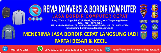  Bordir  Komputer Terbaik Kota Tangerang WA 0813 8053 7399
