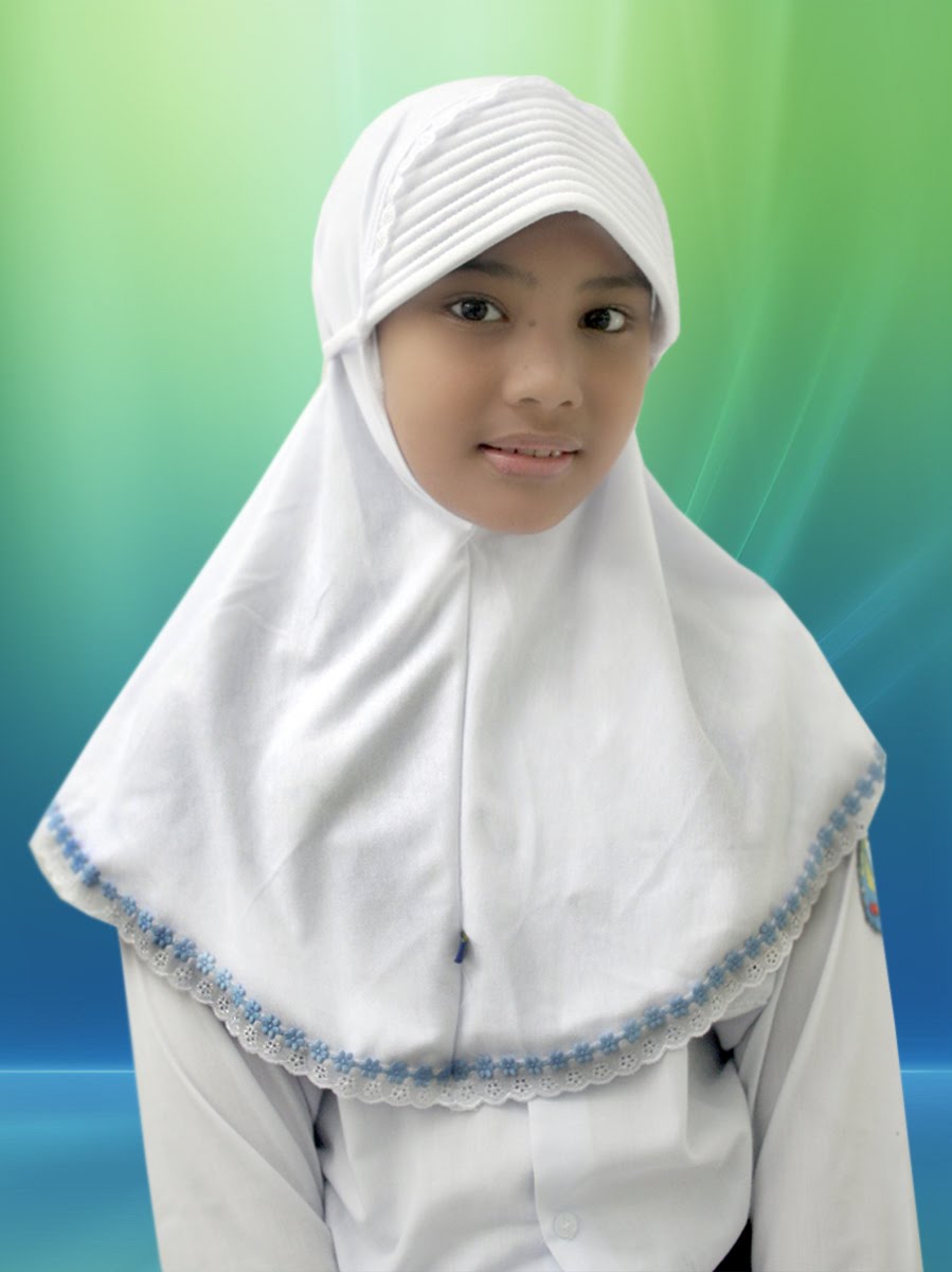 LizhDear Model jilbab anak  sekolah