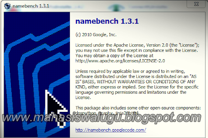 Mempercepat DNS Internet Dengan Software Namebench