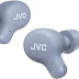 JVC New Marshmallow True Wireless Earbuds Headphones, Long Battery Life (up to 28 Hours), Sound with Neodymium Magnet Driver, Including Memory Foam Earpieces - HAA18TA (Blue), Compact