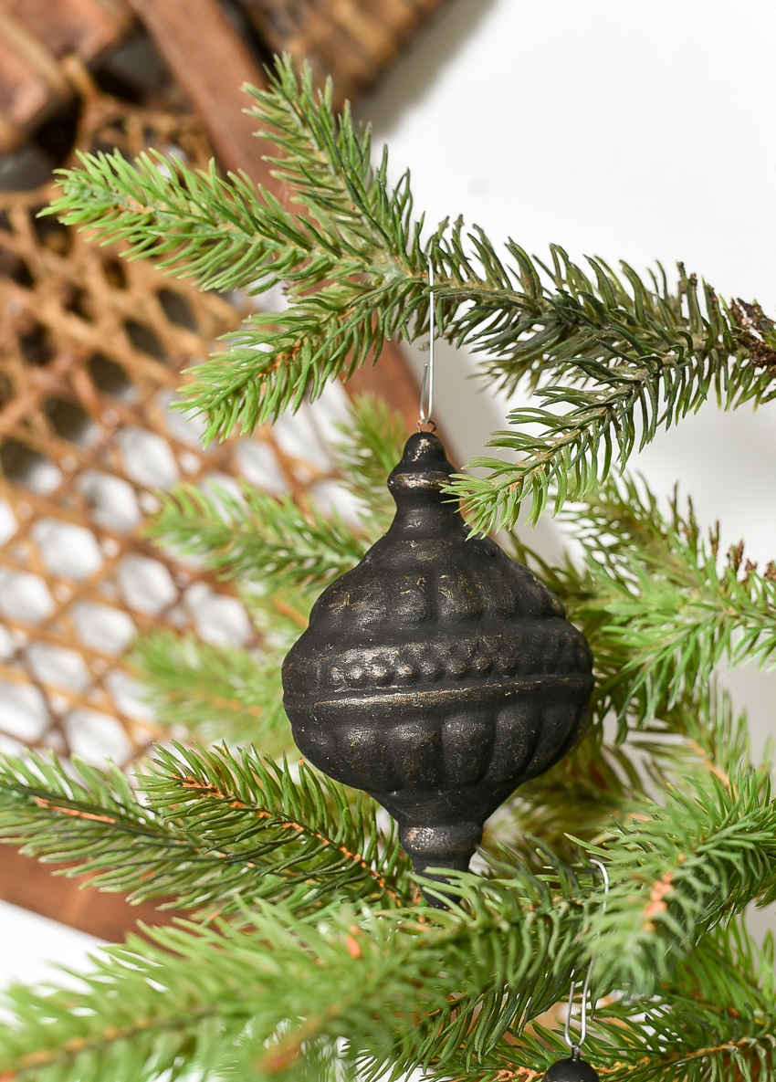 diy aged ornaments