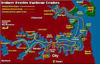 sydney harbour map