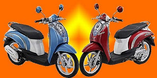 Harga Honda Scoopy 2012 Warna terbaru Merah Hitam