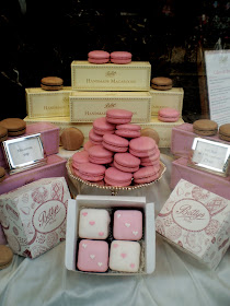 macaroons and fondant fancies in Betty's York