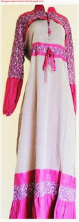 model baju gamis pesta