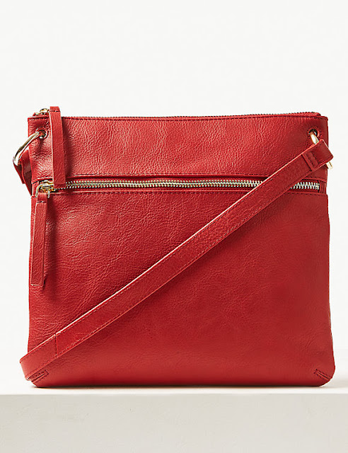 marks and Spencer leather cross body bag
