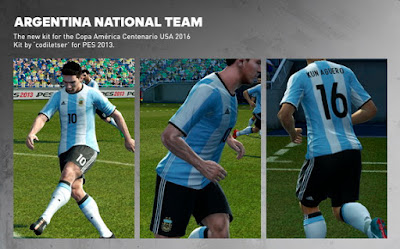  Argentina + Mexico [New Home Kit 2016] 