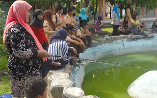 Salah Satu Kolam pancing di SMK negri 1 PST. 