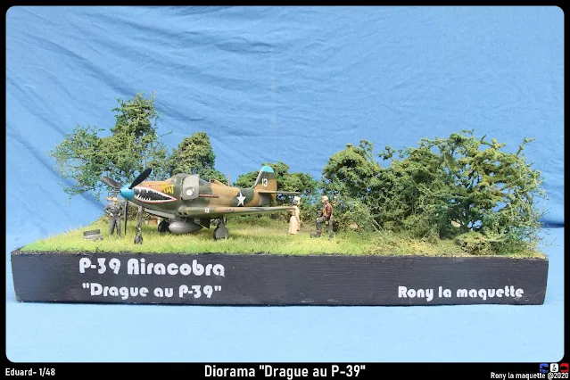 Diorama P-39 Airacobra "Drague au P-39".