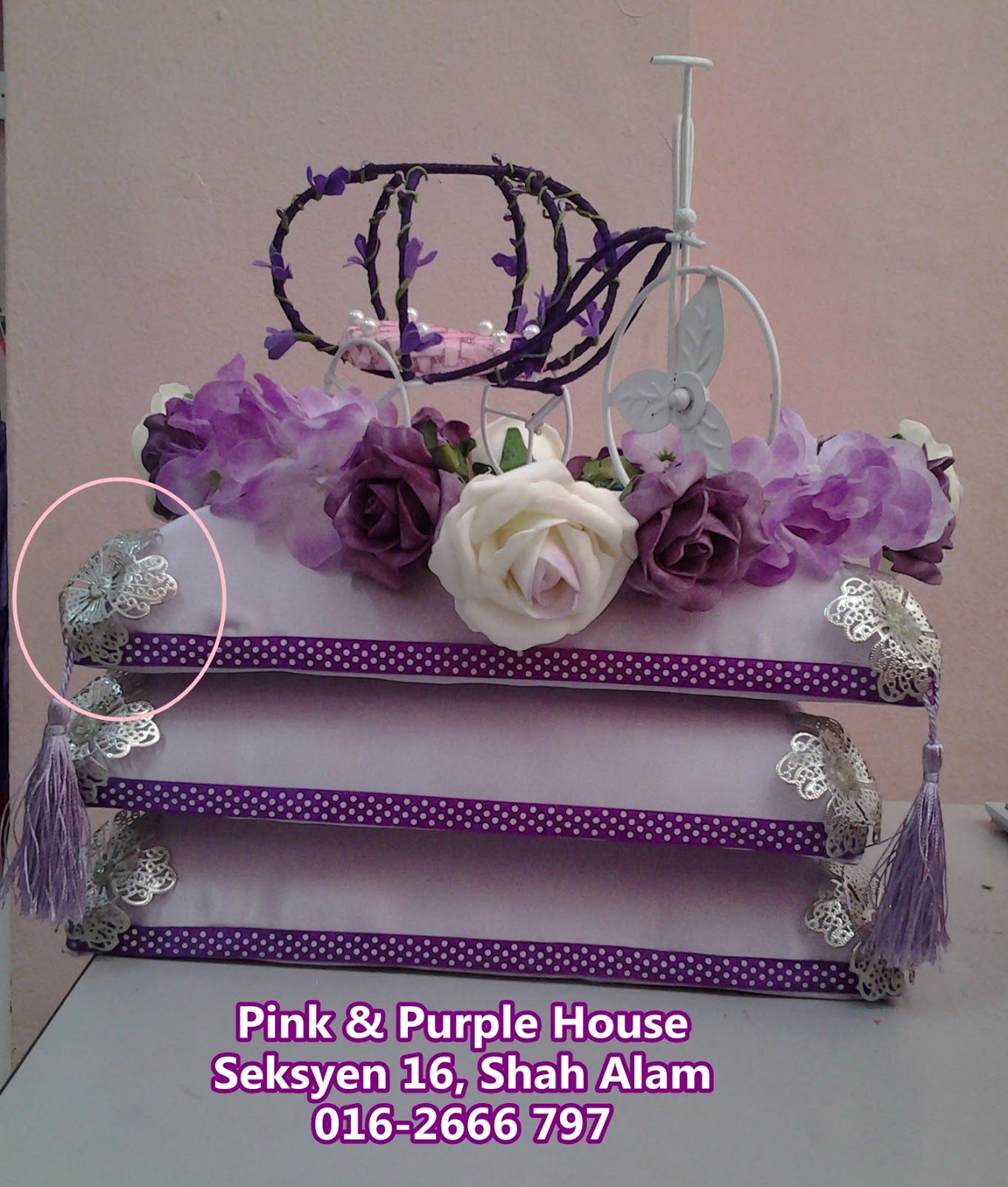 PINK & PURPLE HOUSE: Bucu Bantal Hantaran