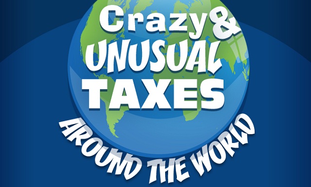 Image: Crazy and Unusual Taxes Around the World #infographic