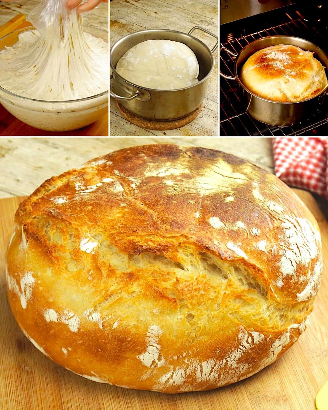 No-Knead 5-Minute Easy Bread