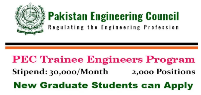 PEC Trainee Engineers Program 2022 Pakistan Engineering Council Careers