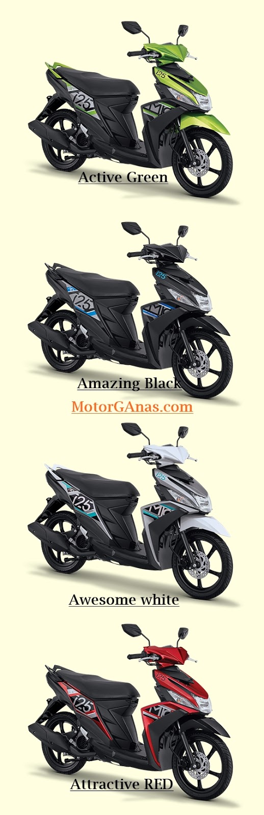 Harga Yamaha Mio M3 125 Spesifikasi Review Terbaru