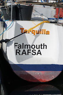 Sugar scoop with Tarquilla RAFSA Falmouth in vinyl letters