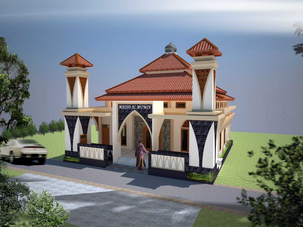 30 Model Masjid Minimalis Dengan Model Masjid Modern dari 