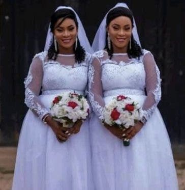 Twins Sisters Who Married On Same Day, Welcome Baby Boys (Photos)