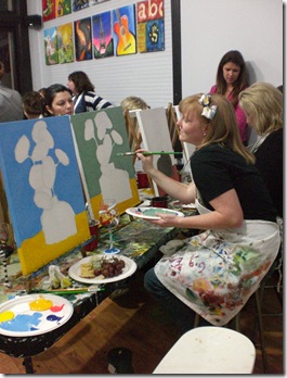 Allie painting