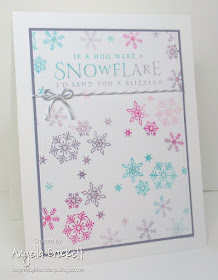 Stampin Up Beautiful Blizzard, Card Designer Angie Crockett