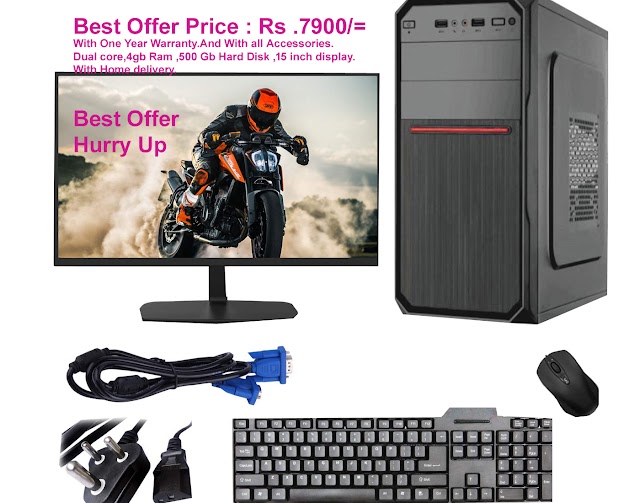 Best price Desktop Under 8000 Rupees With 1 Year Warranty  and Laptops Under 10000 Rupees