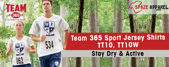 Stay Dry And Active In Team 365 All Sports Jersey Shirts