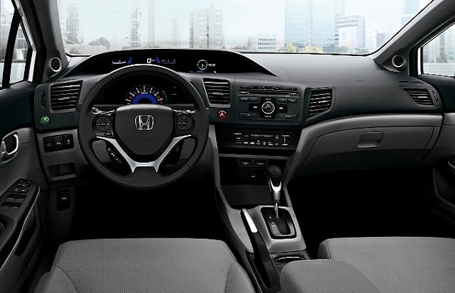 Interior View 2013 Honda Civic Sedan