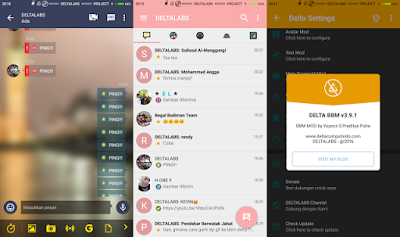 Download BBM MOD Delta Terbaru v3.9.1 Base BBM v3.2.0.6 APK