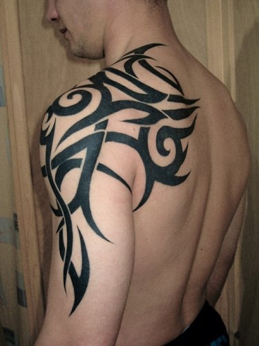 It's a Upper Arm Tattoo Designs specially for men it's a simple and very
