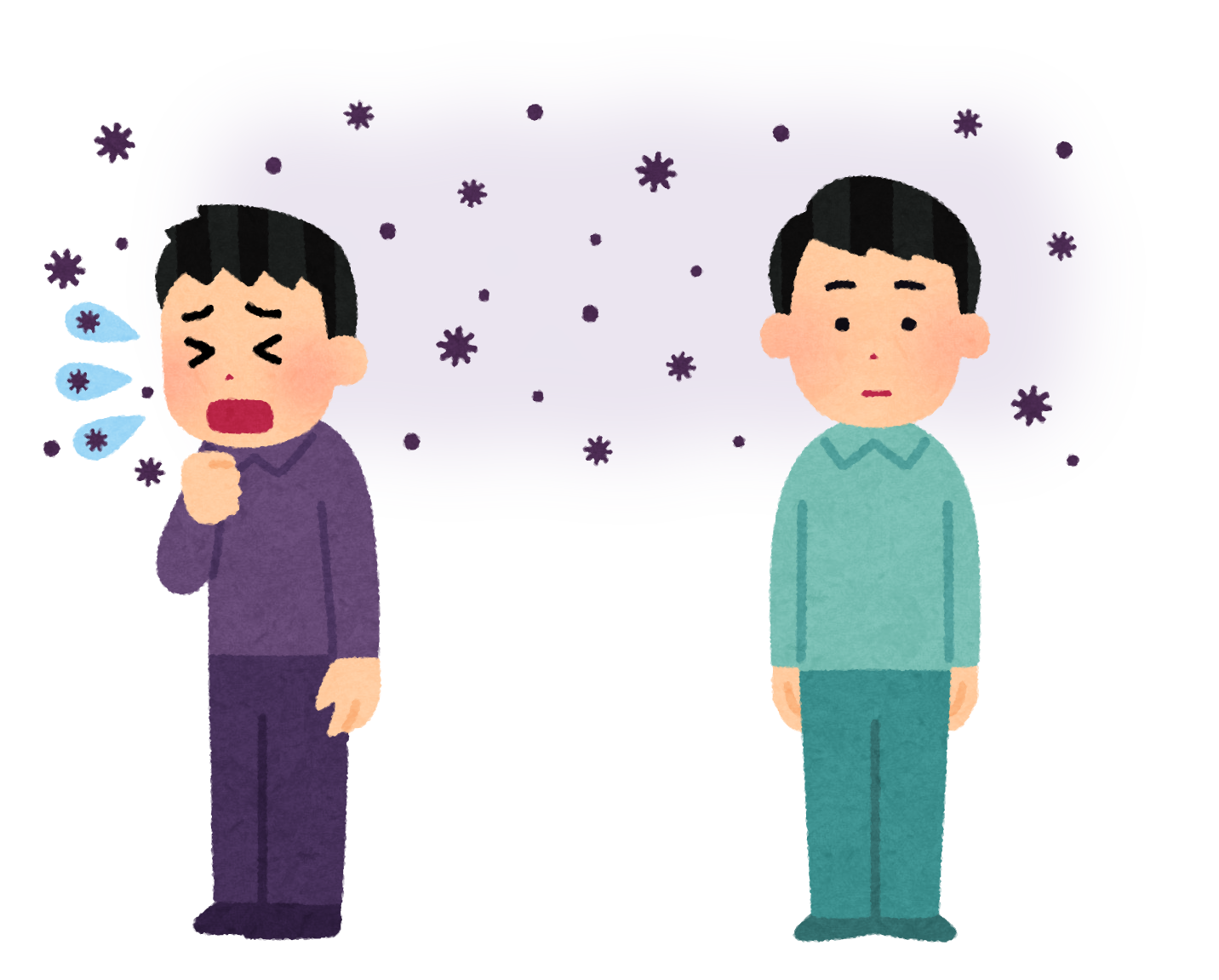 空気感染のイラスト 感染症 かわいいフリー素材集 いらすとや 空気感染のイラスト 感染症 かわいいフリー素材集 いらすとや