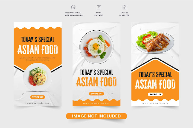 Restaurant business poster template free download