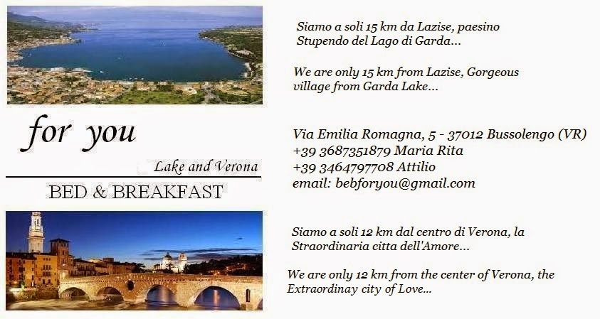 Bed and Breakfast For You | Lake and Verona |