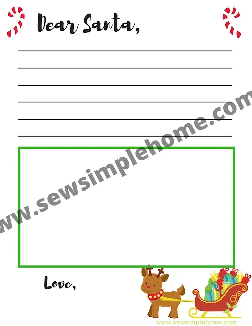 blank santa letter template