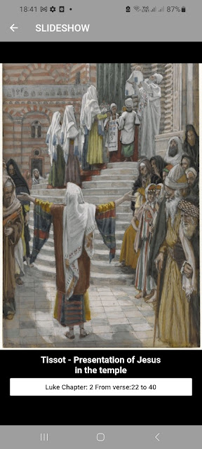 d) Tissot - Presentation of Jesus at the temple Luke 2: 22-40