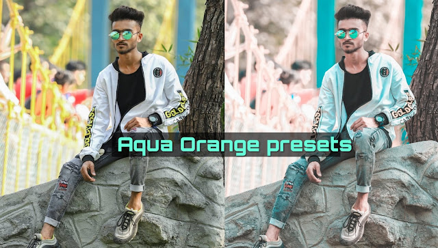 Aqua Orange Lightroom Presets Free Download.