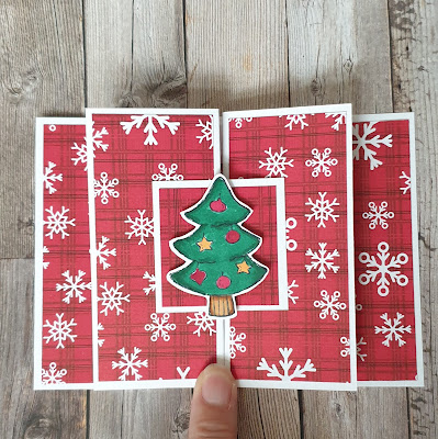 Be jolly Stampin up Christmas fun fold card