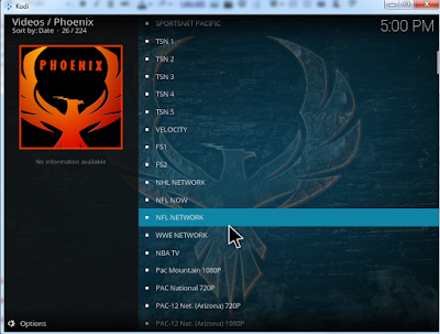Best channel sports English premier league on phoenix kodi