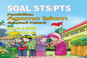 Soal PTS/STS PAI & BP Kelas 4 SD/MI Semester 1 Kurikulum Merdeka Tahun 2022