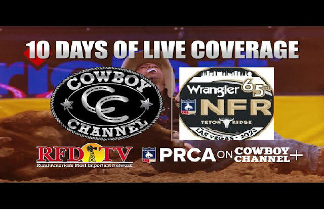 NFR RODEO 2023 COWBOY CHANNEL TV