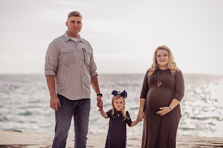 Family maternity photo session at Windansea Beach, La Jolla, CA with Morning Owl Fine Art Photography San Diego CA. 