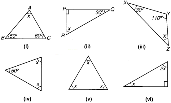 Solutions Class 7 गणित Chapter-6 ( त्रिभुज और उसके गुण)