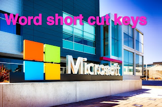 Microsoft word Short cut keys
