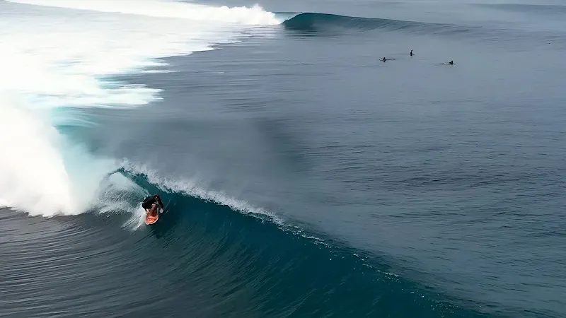 One Set at Kandui via DRONE | Kandui, Mentawais