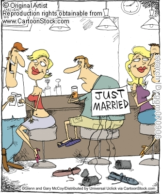 Just married cartoon and comics pictures