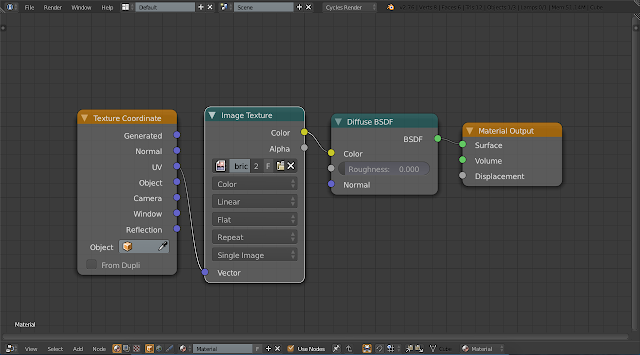 Nodes untuk uv mapping blender cycles