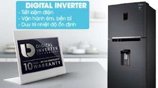 Tủ lạnh Samsung Inverter 360 lít RT35K5982BS/SV