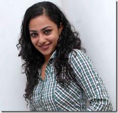 Nithya Menon in shirt