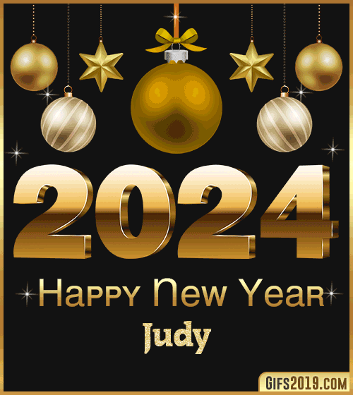 Happy New Year 2024 gif Judy
