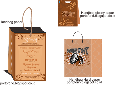 Corel draw desig contoh paper bag and hard paper bag