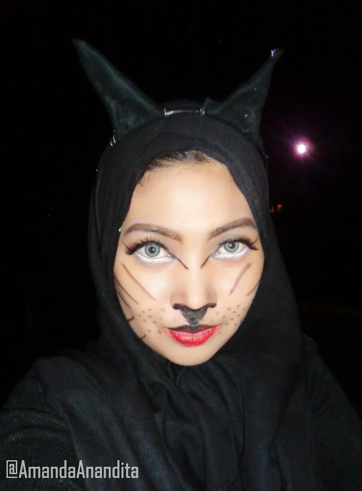 Cantik Beauty Meow Makeup Halloween Makeup Inspiration